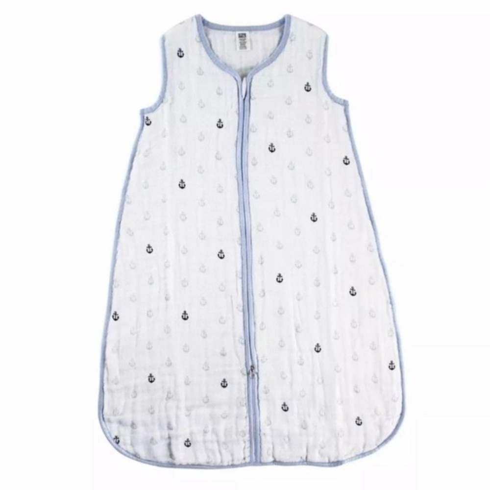 NWT. Hudson Baby Muslin Wearable Safe Sleeping Bag Blanket